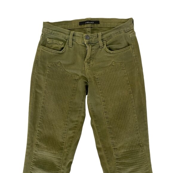 J Brand Jeans 24 Green Skinny Stretch Denim Minimalist Everyday - Picture 2 of 8